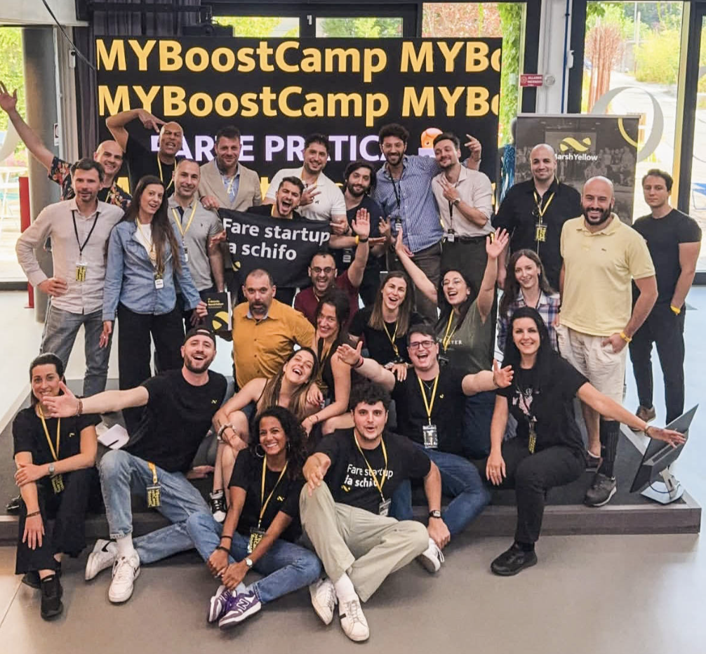 Foto di gruppo al boostcamp